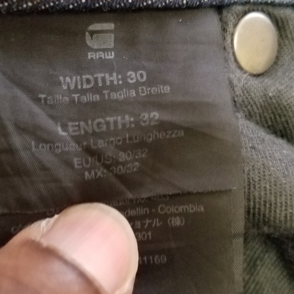 G-Star Raw 5620 3D Slim Legs Jeans In Washed Indigo Size 30/32 - Picture 12 of 13